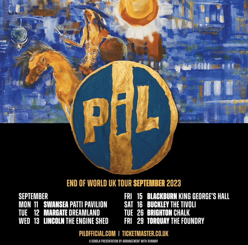 PiL (Public Image Ltd) End of World Tour in Swansea Tonight