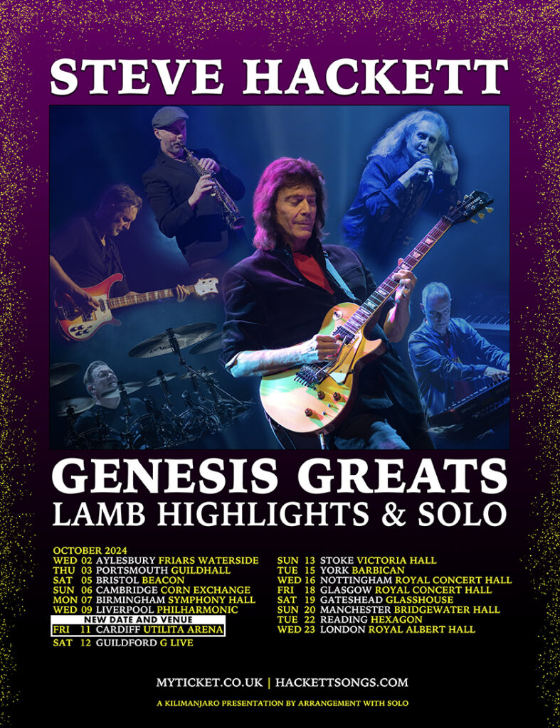 Steve Hackett Genesis Greats, Lamb Highlights & Solo