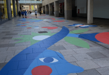 Giant Street Art Mural Created by St David’s Cardiff